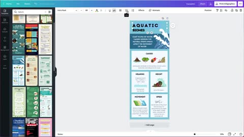 How to use Canva to make an Infographic | Canva tutorial