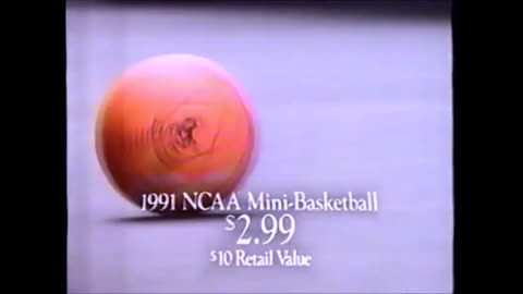 February 20, 1991 - Get an NCAA Mini-Basketball at Pizza Hut for $2.99