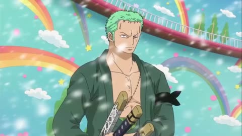 One Piece – Zoro cuts Monet (snow women)