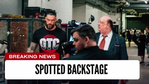 Paul Heyman Spotted Backstage - Drops Major Hint