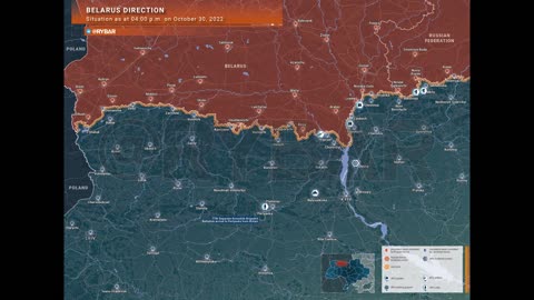 Situation in the Belarusian direction as of 16.00 October 30, 2022