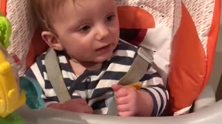 Baby Laughing At Sellotape