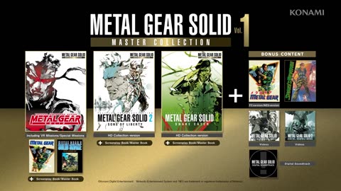 Metal Gear Solid Master Collection Vol 1 - Official Launch Trailer