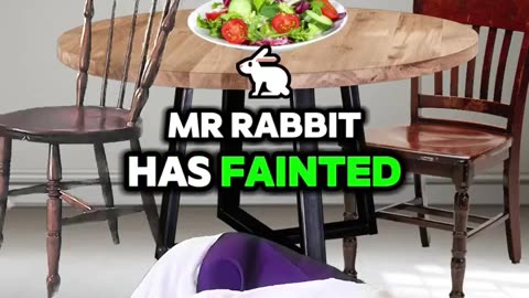 Mr Rabbit has a Habit of Fainting | Pilot Episode #funnyvideo #fainting #shorts