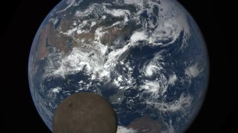 NASA Camera Catches Moon 'Photobombing' Earth_HD