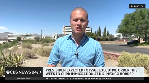 Biden executive order to curb immigration at U.S.-Mexico border expected CBS News