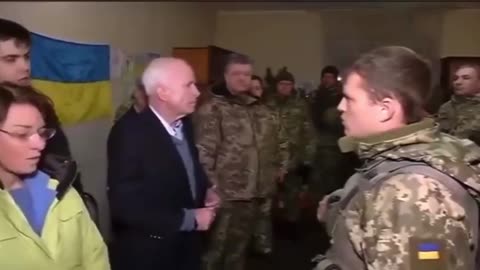 John McCain and Lindsay Graham preparing ukraine for a proxy war in Russia in 2016