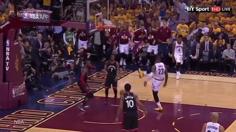 LeBron James Dunks All Over Raptors