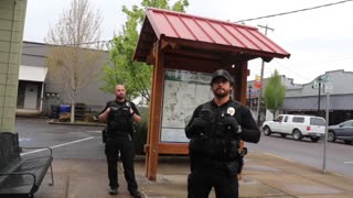 police respond to man filming at cityhall