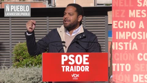 Acto de VOX en Cornellá de llobregat (Barcelona): "PSOE Traidor"