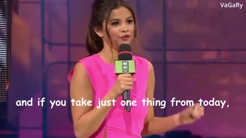 Selena Gomez: Believe in Yourself | Motivational Speech with English Subtitles