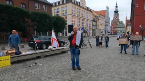 Greifswald - Heiko ergreift das Wort 29-08-2022