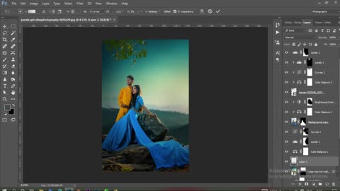 Create A Wedding Photo Manipulation //Photoshop\\