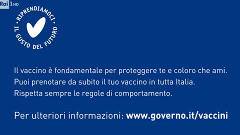 Rai - Campagna pro-vaccino - Riprendiamoci il gusto del futuro