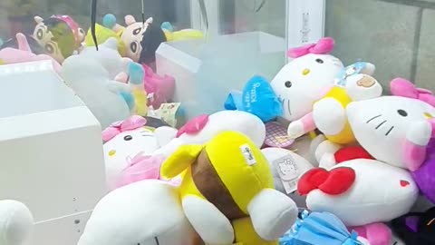 The last game of claw machine.