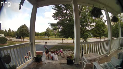 Kids Check on Mom After She Slips and Falls