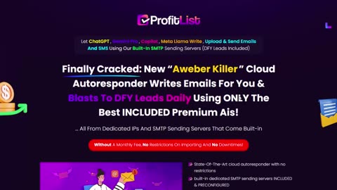 ProfitList Review: Top AI-Powered Email Marketing AI Tool