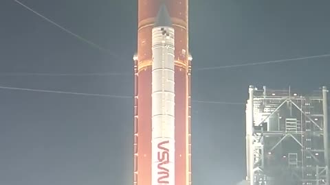 Nasa's Artemis Rocket Launch From Launch Pad 39B Perimeter