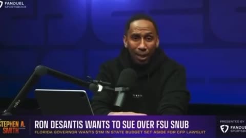 Stephen A. Smith to Ron DeSanctimonious: