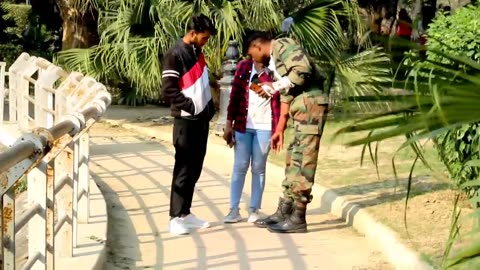 AN INJURED SOLDIER PEOPLE HELP OR NOT || A SOCIAL EXPERIMENT || ARMY PRANK IN INDIA