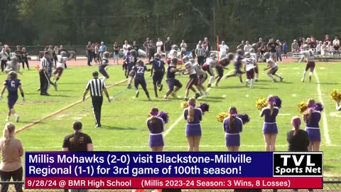 Millis Football takes on Blackstone-Millville