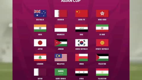 24 Tim Peserta Piala Asia 2023