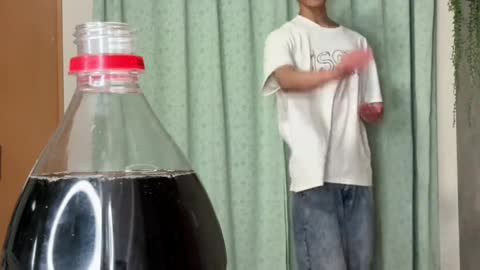 Mentos Cola Challenge! I wonder how many hours it took