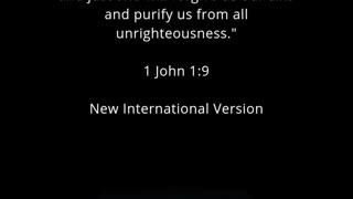 ✝️ Today's Bible Verse 1 John 1:9