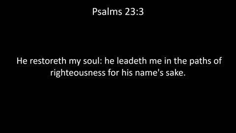 KJV Bible Psalms Chapter 23