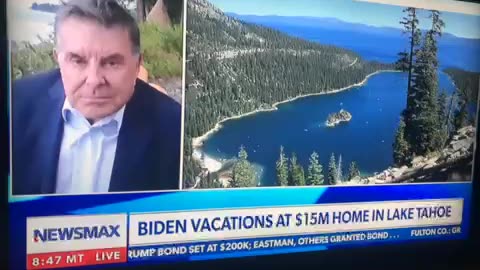 Biden Vacations at Lake Tahoe in 15 million dollar home