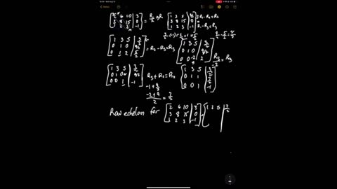 MATRICES Part V: Solving Systems of Equations by Using Determinants and Matrices - ROW ECHELON FORM