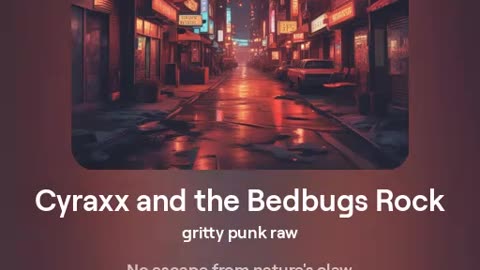 Cyraxx and the Bedbugs Rock