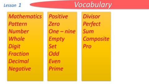 Teaching Math in English Lesson 1