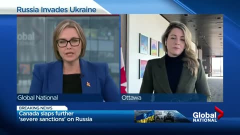 Canada slaps Russia with severe sanctions over Ukraine invasion