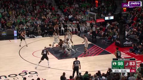 HIGHLIGHTS: Celtics secure 50th win of the season with wire-to-wire win over the Trail Blazers