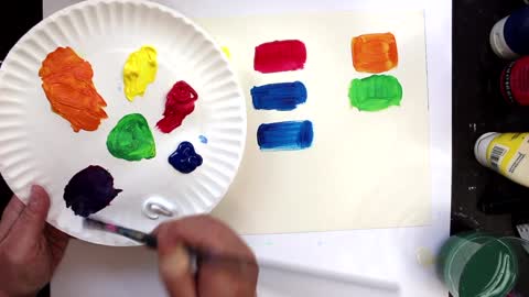 Mixing Colors with Paint