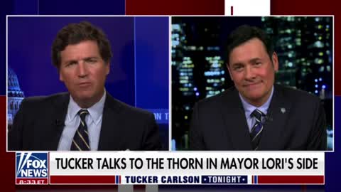 A reporter who had his press credentials revoked by Lori Lightfoot joins Tucker Carlson