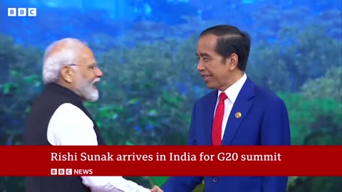 G20 summit: World leaders arrive in India's capital - BBC News