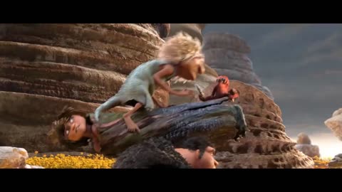 The Croods - Guy & Eep go to finding " Tomorow" Lands - Best Funny Moments-10