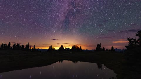 Time Lapse Video Of Star Gazing On A Starry Night