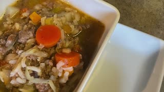 Italian Hamburger Minestrone Soup