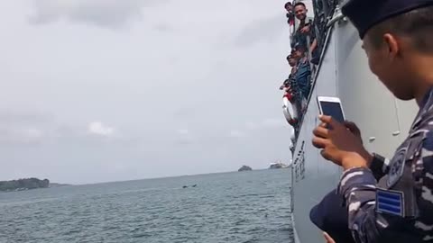 Tradisi naik pangkat prajurit TNI AL