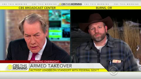 Ammon Bundy Talks with CBS On the Standoff With the Federal Govt (OR)