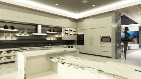 kitchen and living room design