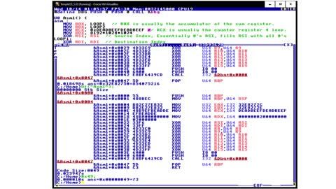 Very Basic Assembly Language in TempleOS