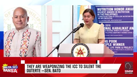 They are weaponizing the ICC to silent the Duterte —Sen. Bato