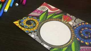 Anti stress coloring - Engagement Ring