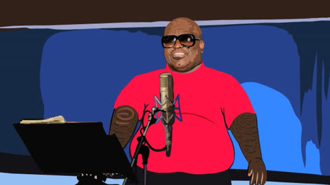 CeeLo Green Animation Recording FU Song