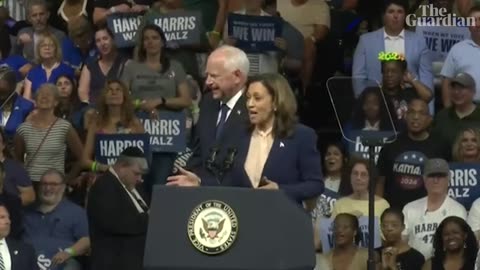 Kamala Harris introduces running mate Tim Walz at Philadelphia rally