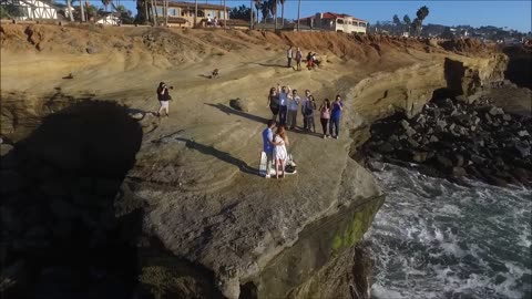 Romantic Sunset Cliffs Proposal